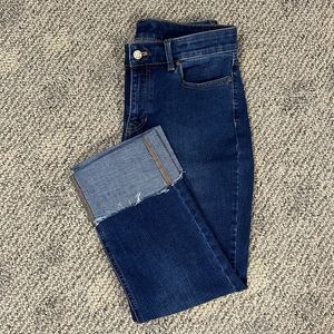 Womens Talbots Straight Crop denim in size 6.